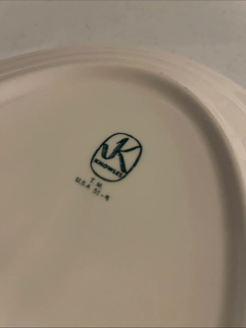 Vintage Floral Oval Serving Platter